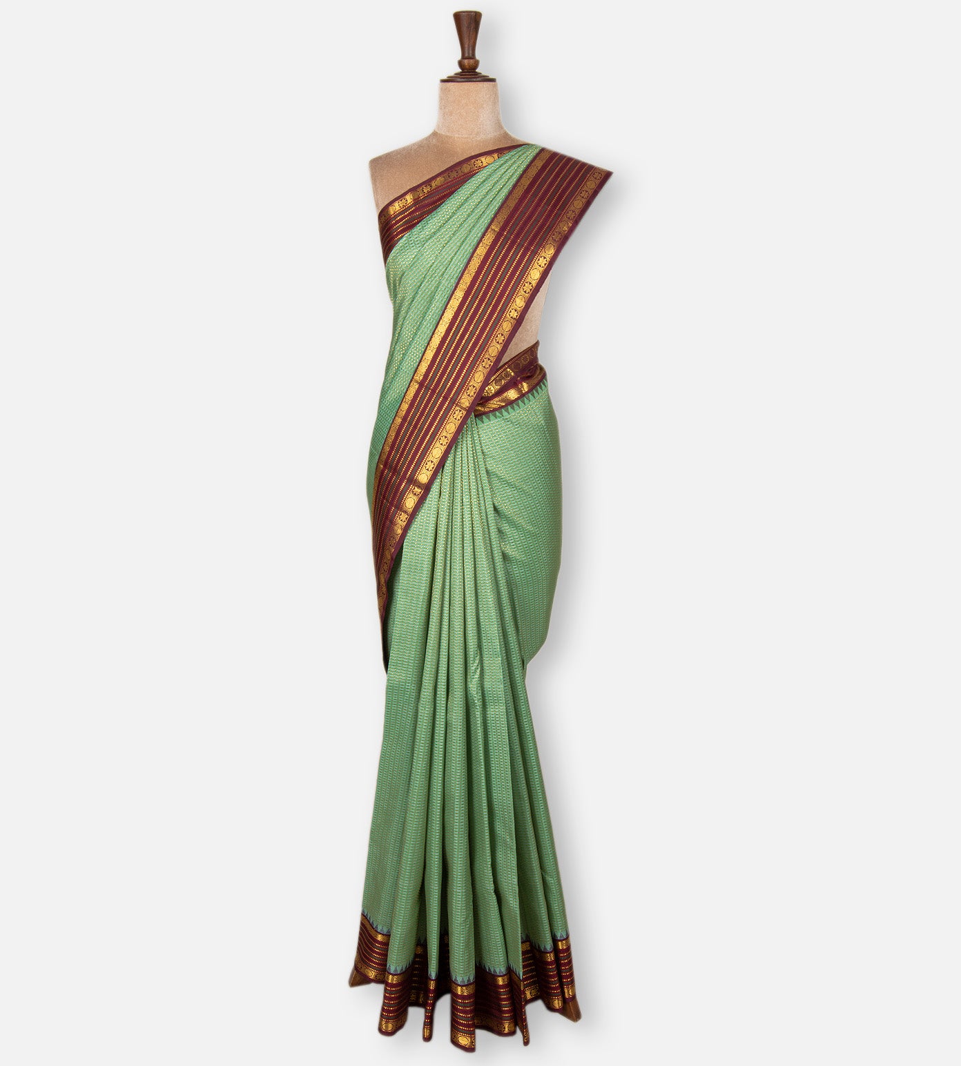 Green Kanchipuram Silk Saree