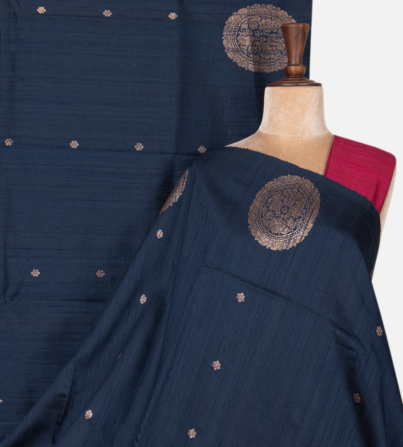 Blue Banarasi Tussar Saree