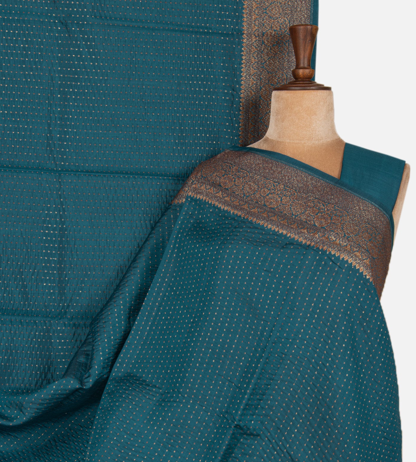 Blue Chaniya Silk Saree
