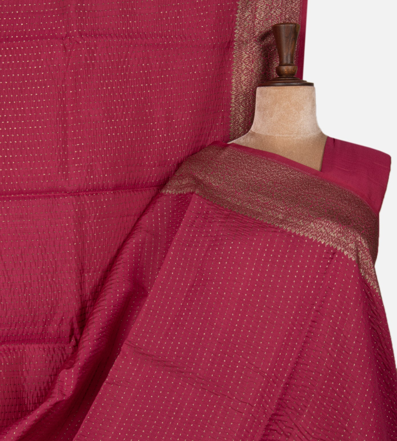 Pink Chaniya Silk Saree