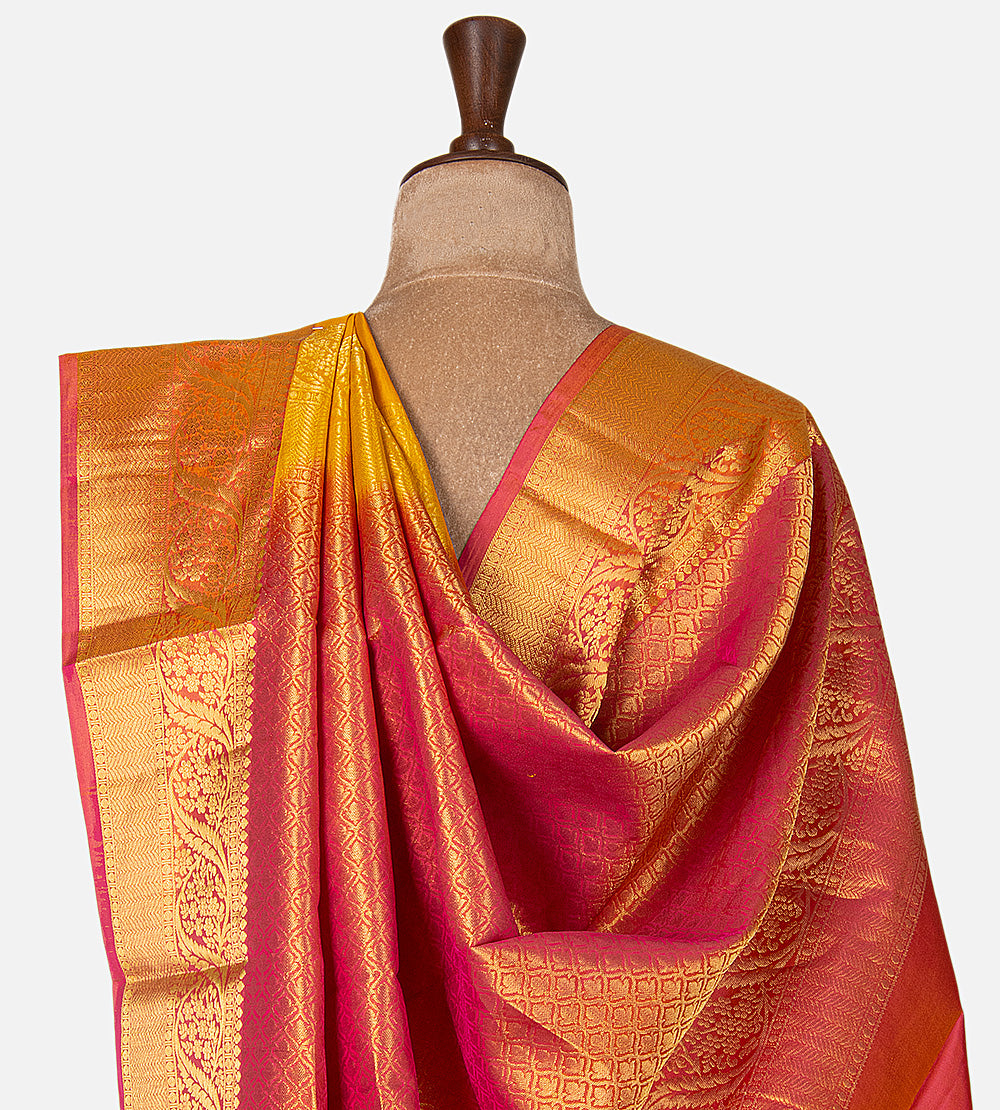 Yellow Soft Silk Saree