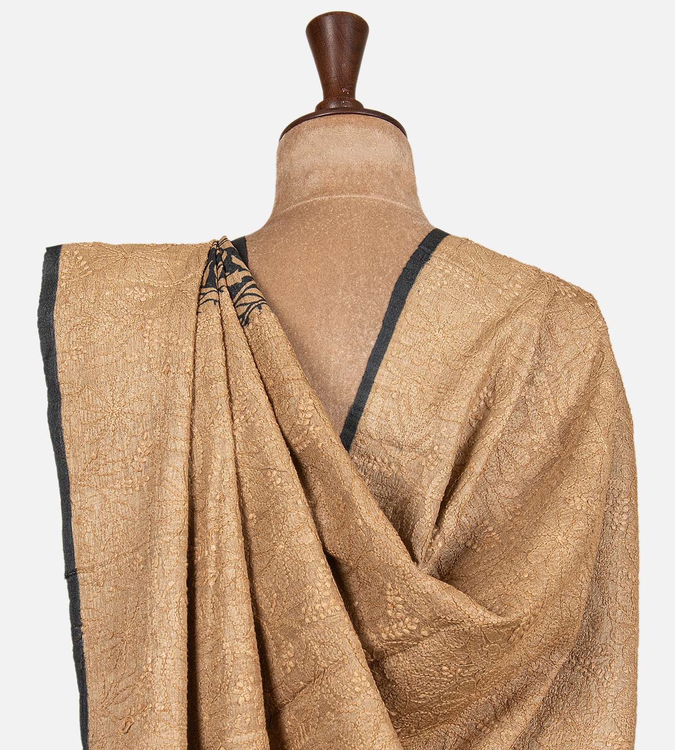 Elephant Grey Tussar Saree