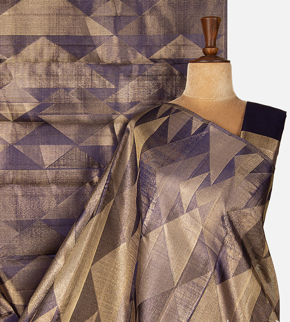 Blue Kanchipuram Silk Saree