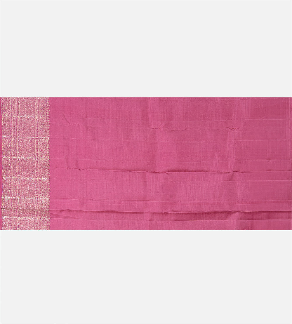 Pink Kanchipuram Silk Saree