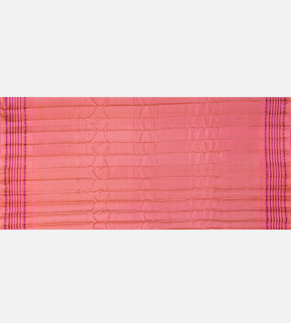 Violet Gadwal Silk Saree