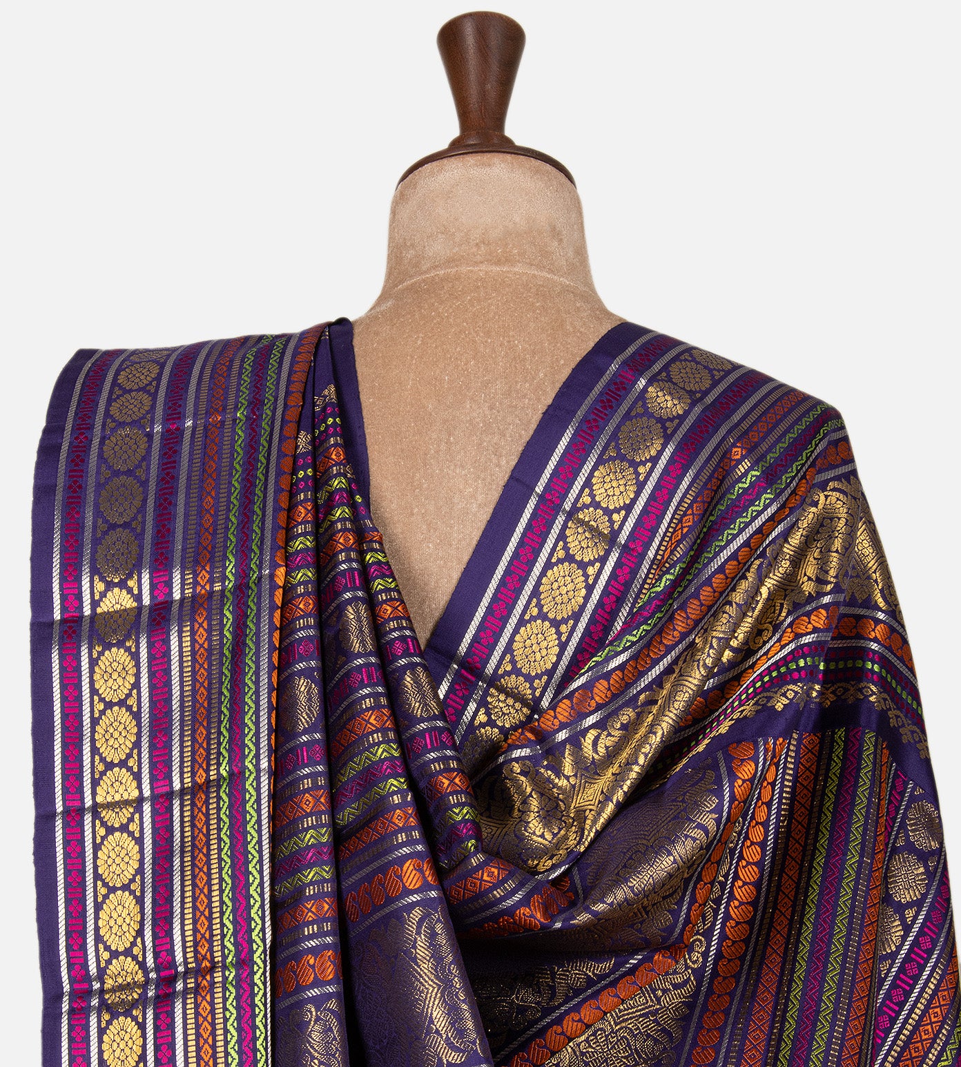 Blue Kanchipuram Silk Saree