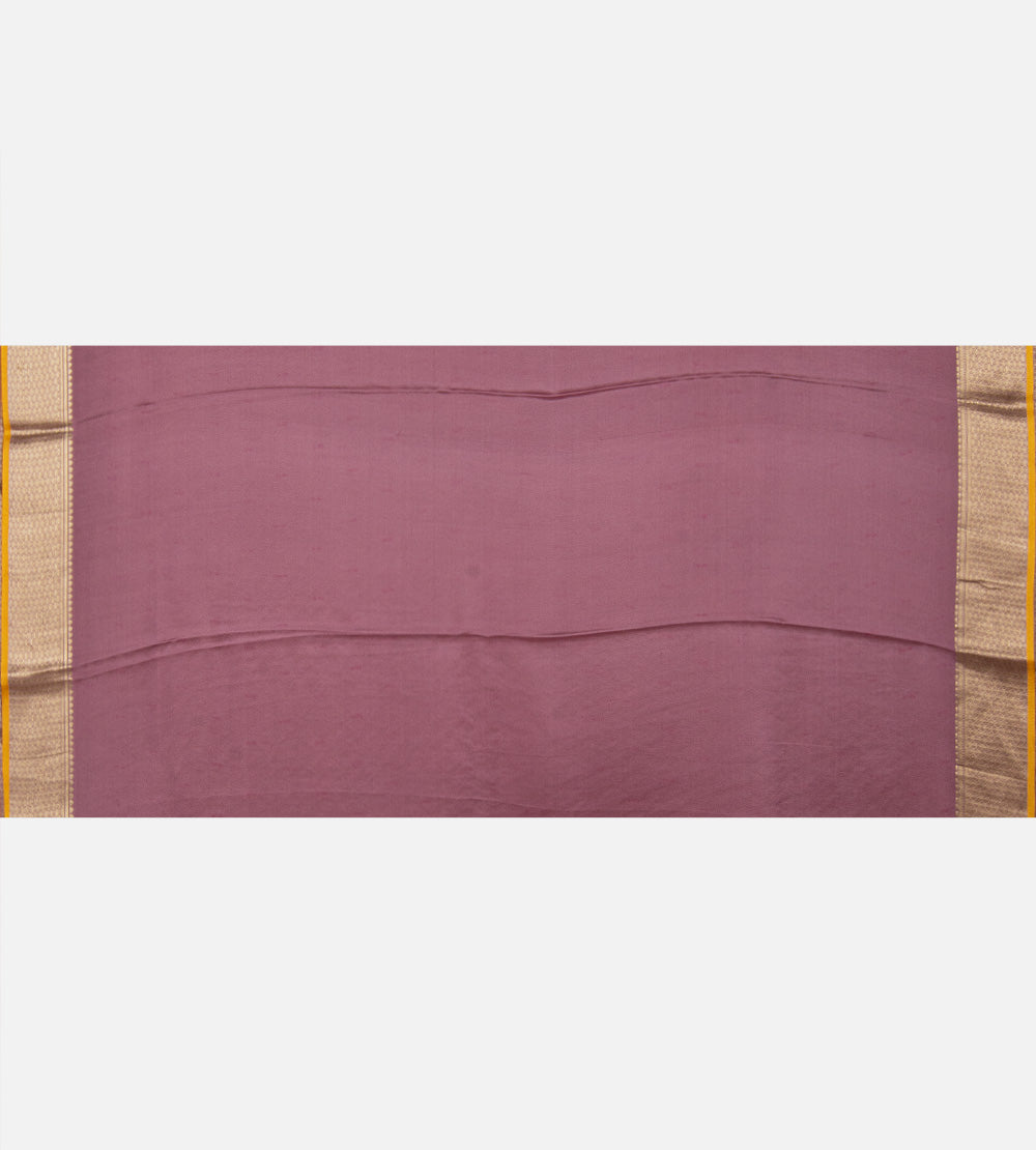 Pink Banarasi Crepe Saree