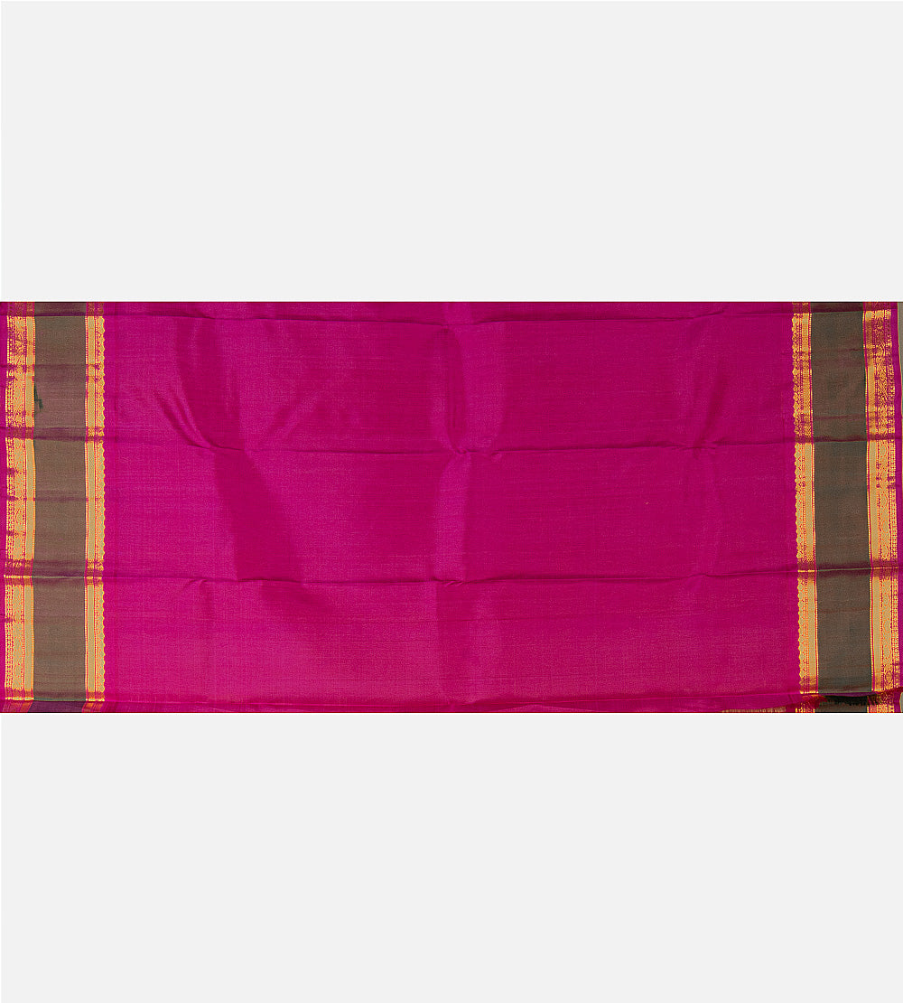 Light Beige Kanchipuram Silk Saree