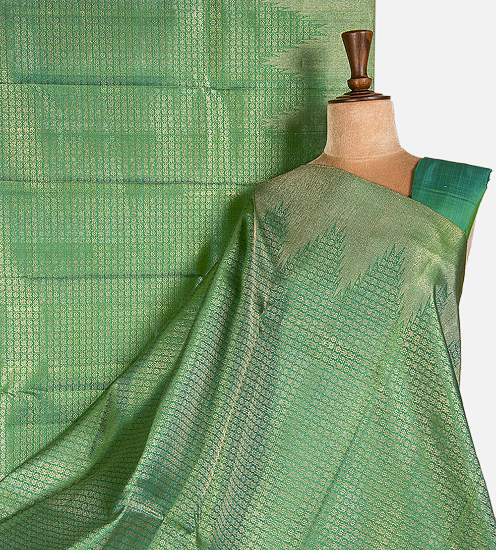 Green Kanchipuram Silk Saree