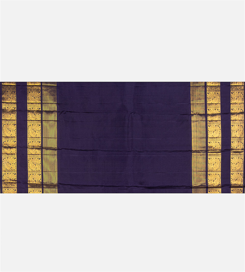 Lavender Kanchipuram Silk Saree