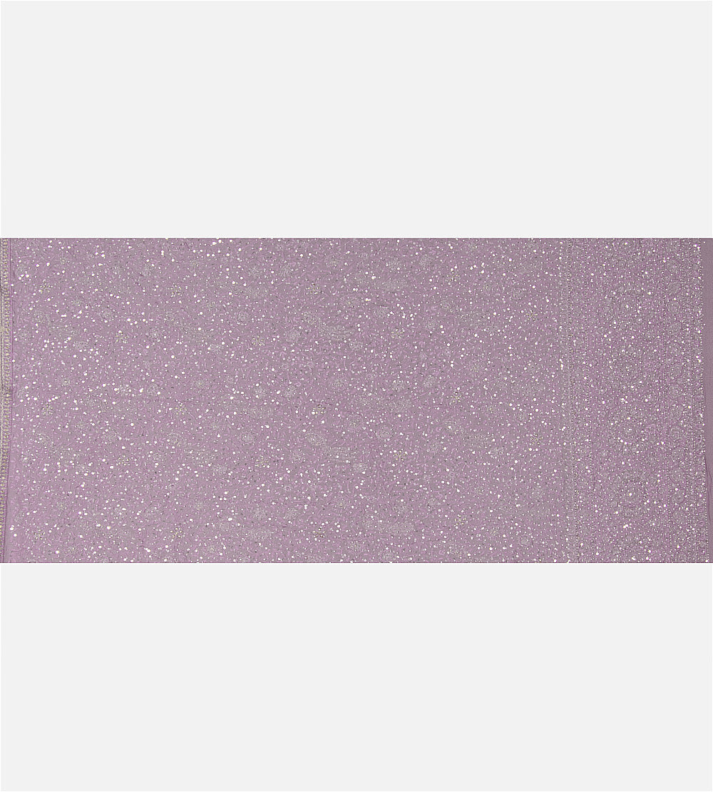 Lavender Tissue Organza Saree