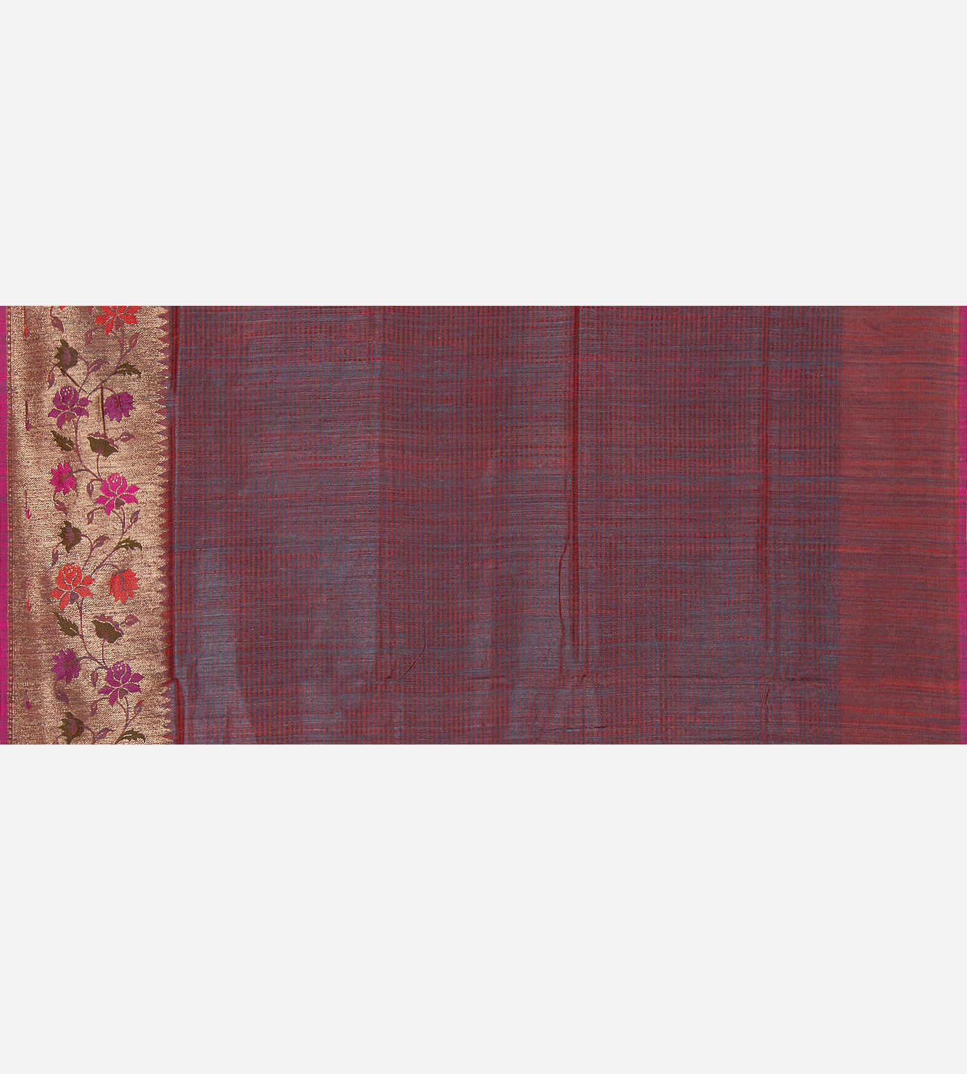 Blue Banarasi Tussar Saree