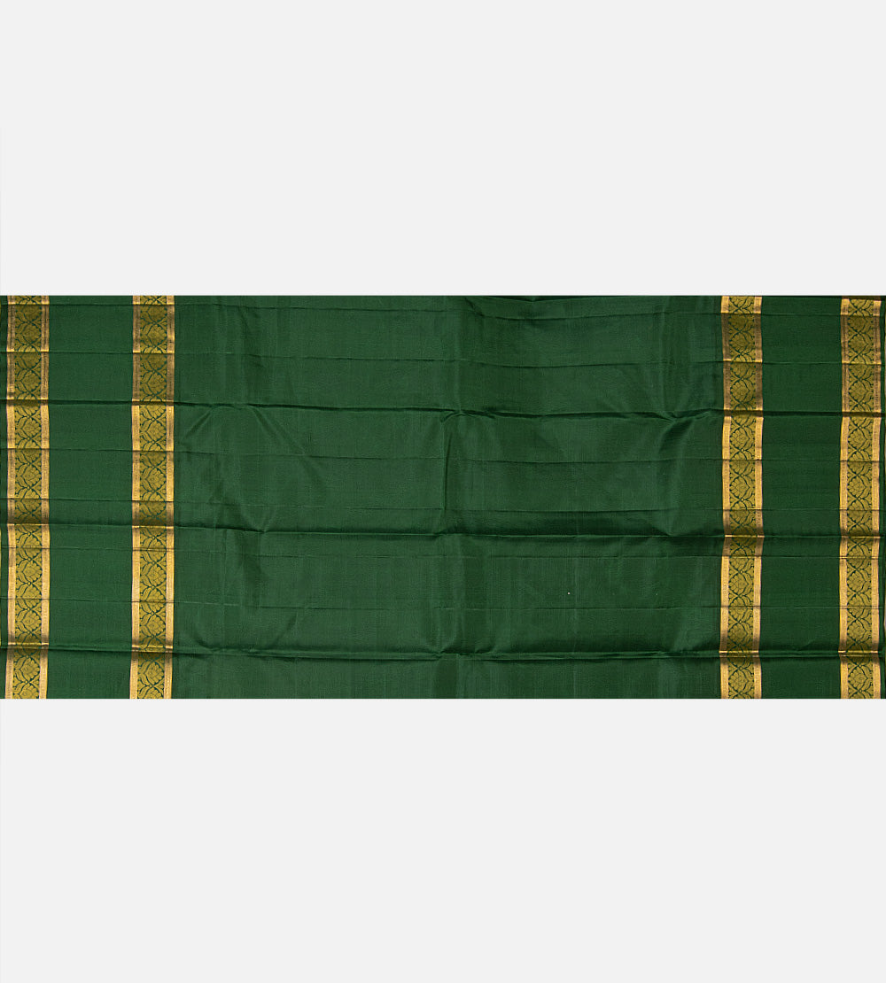 Yellow Kanchipuram Silk Saree