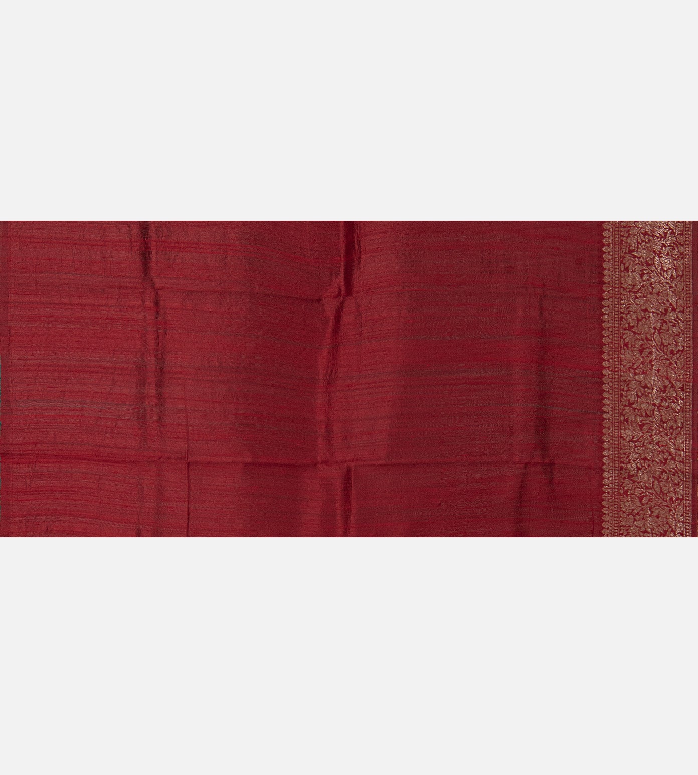 Emerald Green Banarasi Tussar Saree