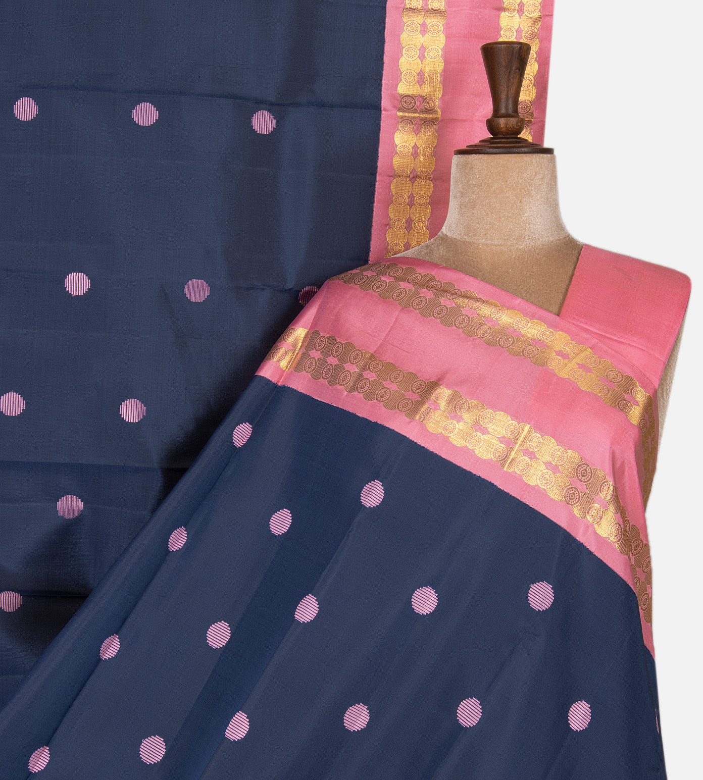Blue Kanchipuram Silk Saree