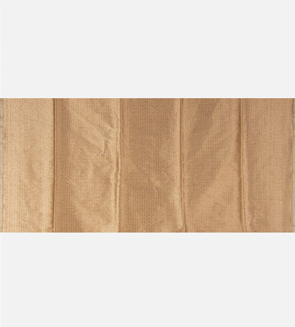 Beige Banarasi Silk Saree