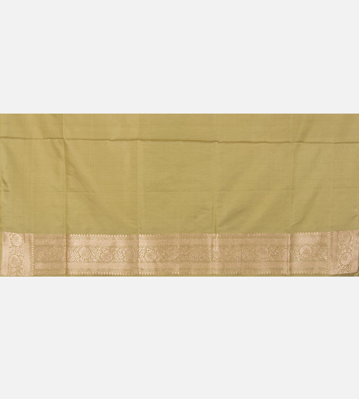 Pistachio Green Banarasi Silk Saree