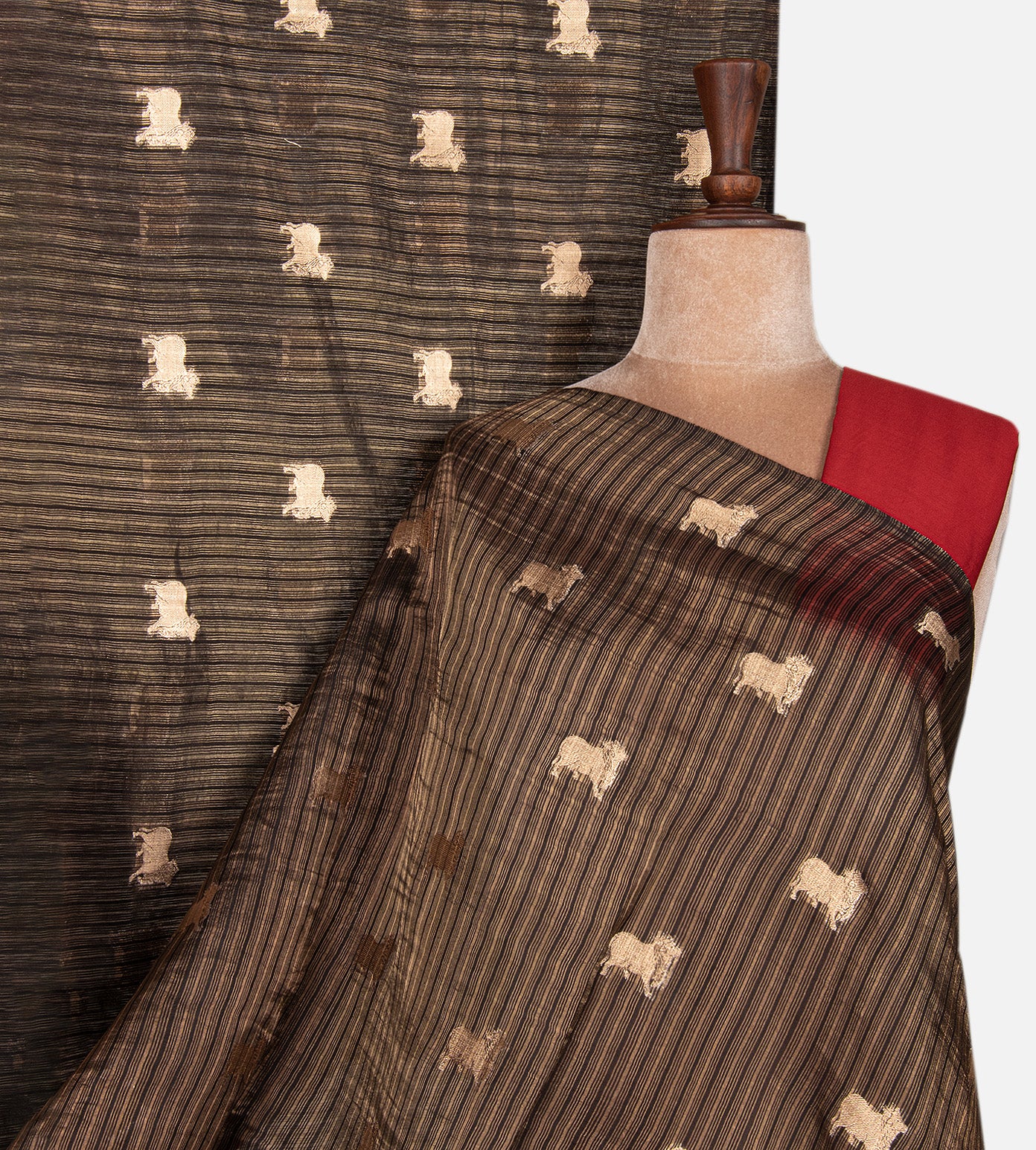 Black Chaniya Silk Saree