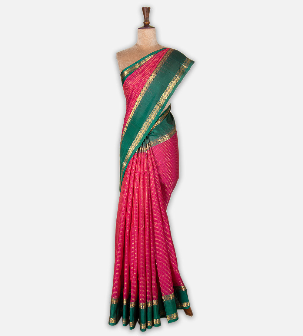 Pink Soft Silk Saree
