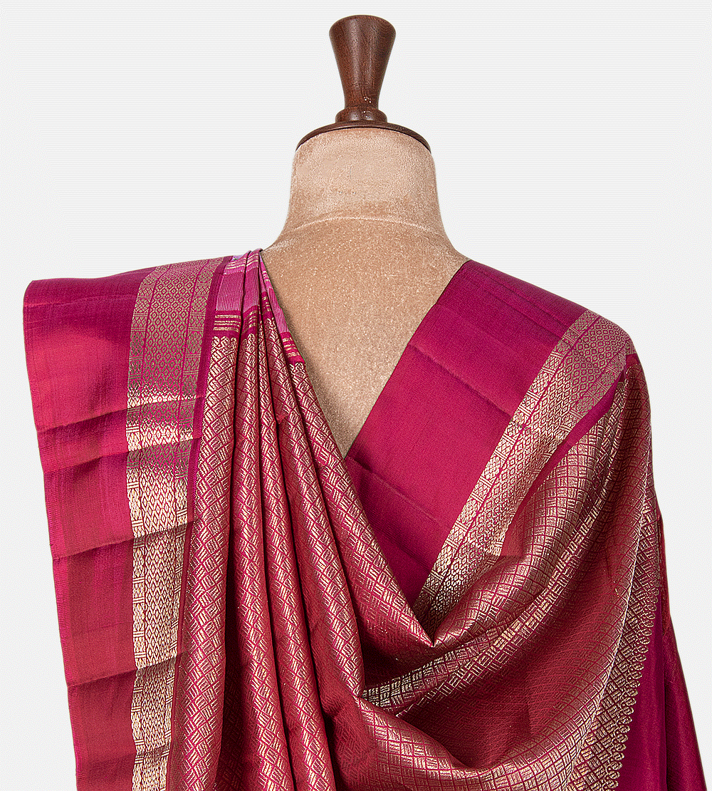 Light Pink Kanchipuram Silk Saree