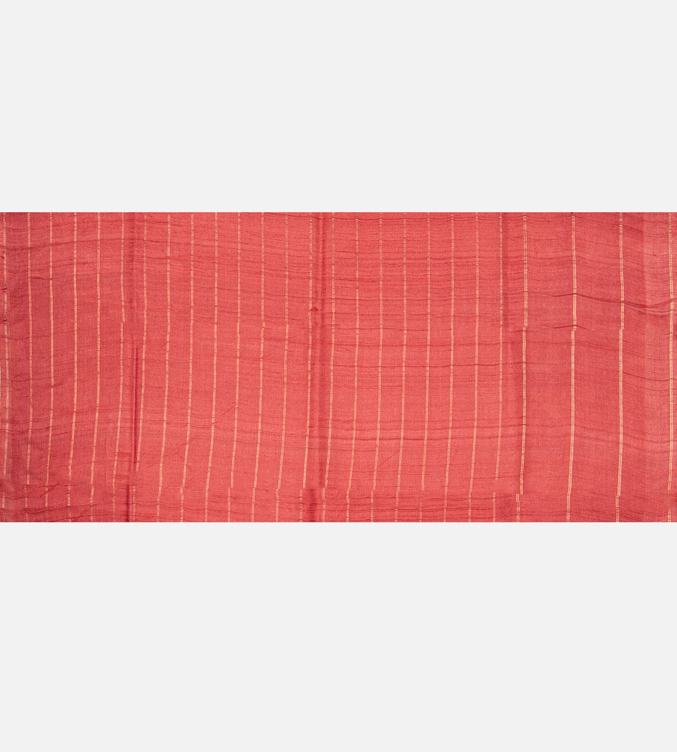 Red Tussar Saree
