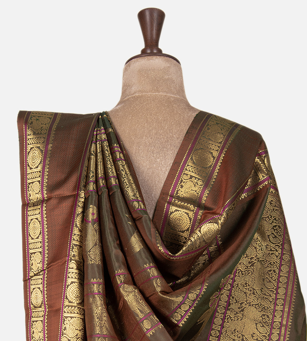 Green Kanchipuram Silk Saree