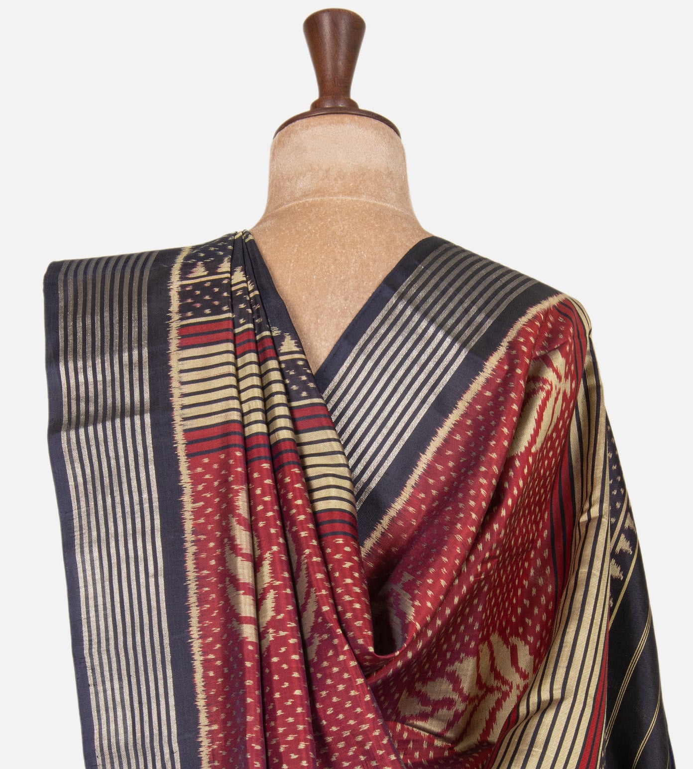 Blue Patola Silk Saree