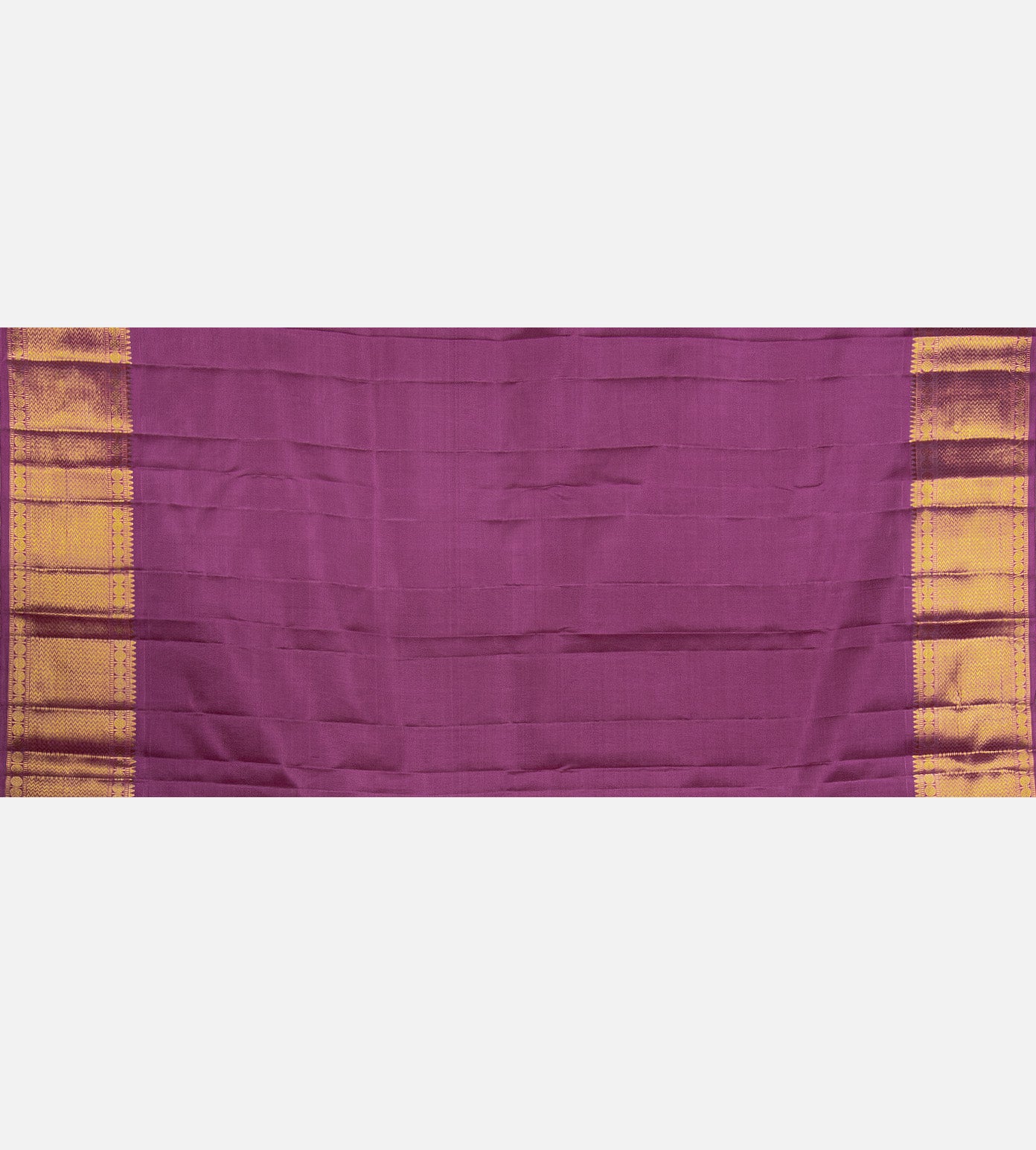 Creme Kanchipuram Silk Saree