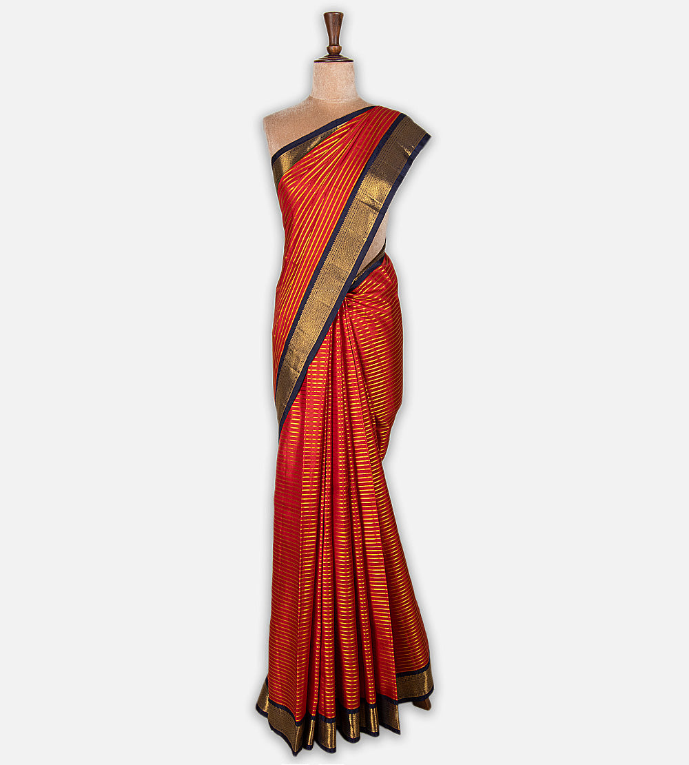 Red Kanchipuram Silk Saree
