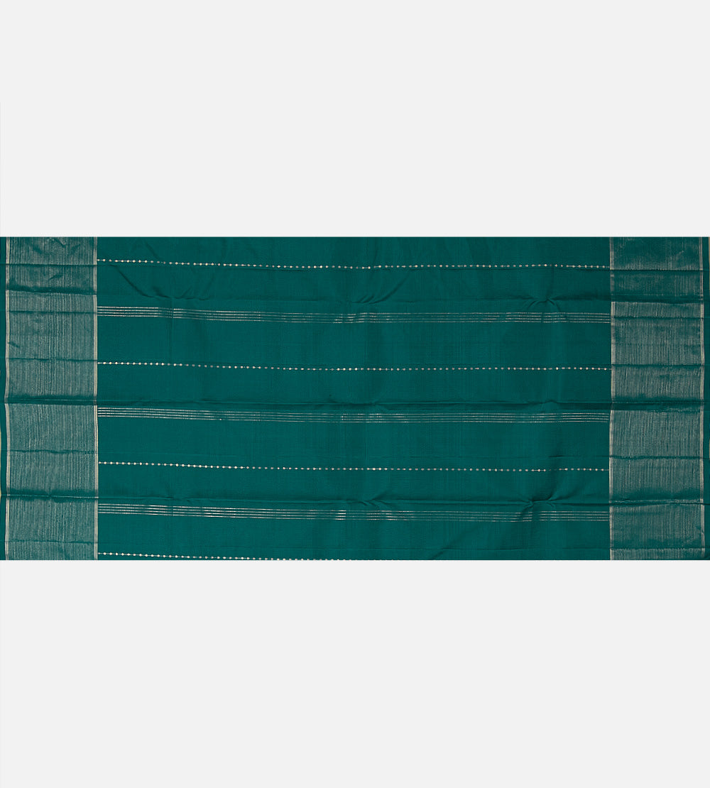 Blue Kanchipuram Silk Saree