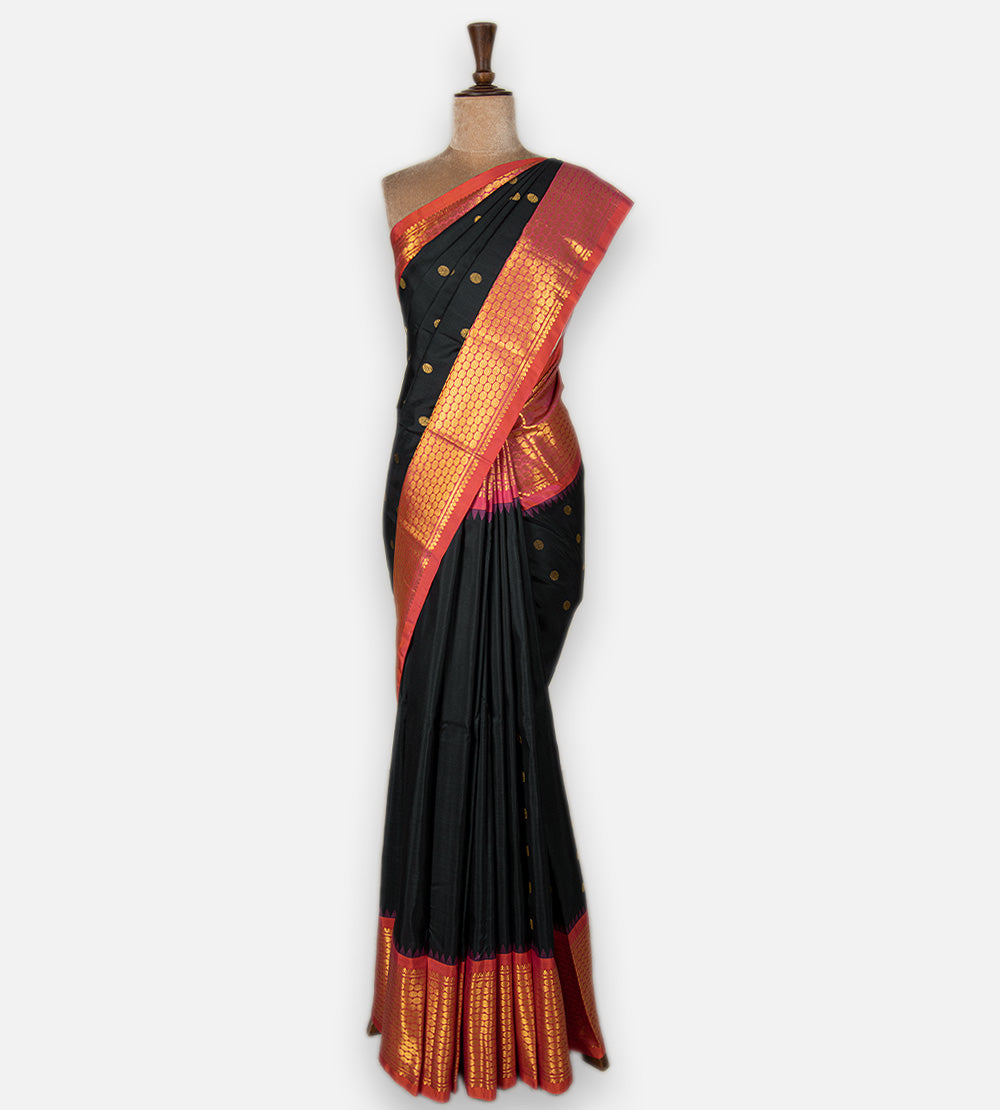 Blue Kanchipuram Silk Saree
