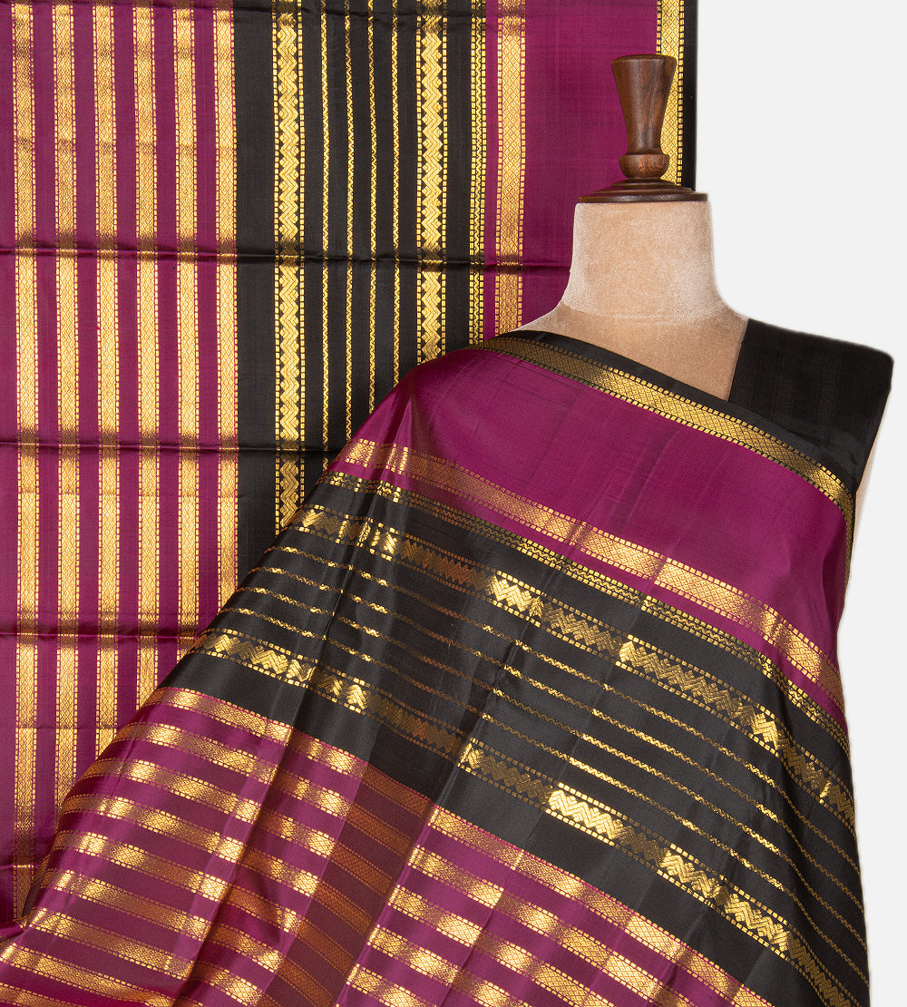 Pink Kanchipuram Silk Saree
