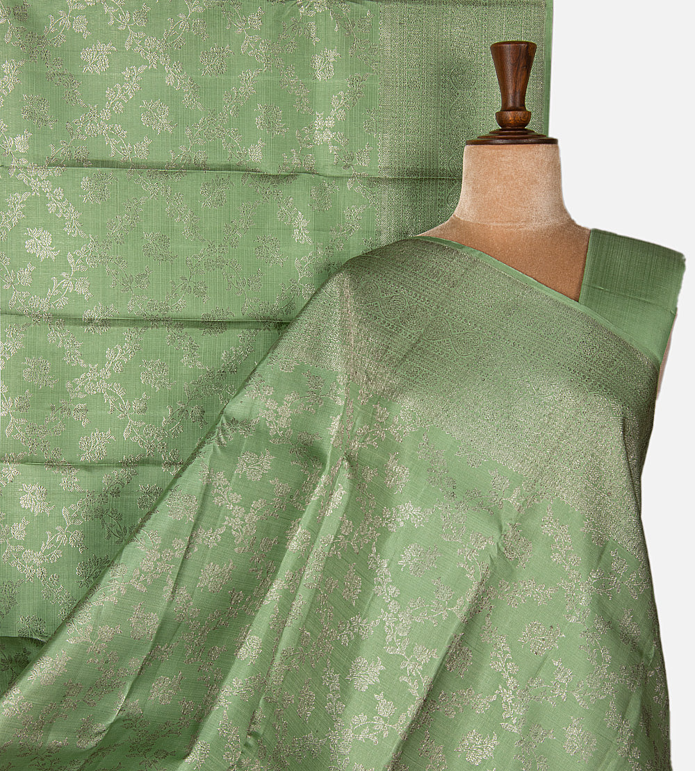 Green Kanchipuram Silk Saree
