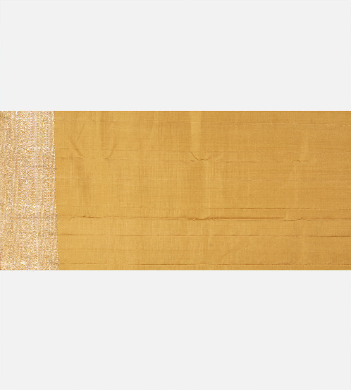 Gold Colour Kanchipuram Silk Saree