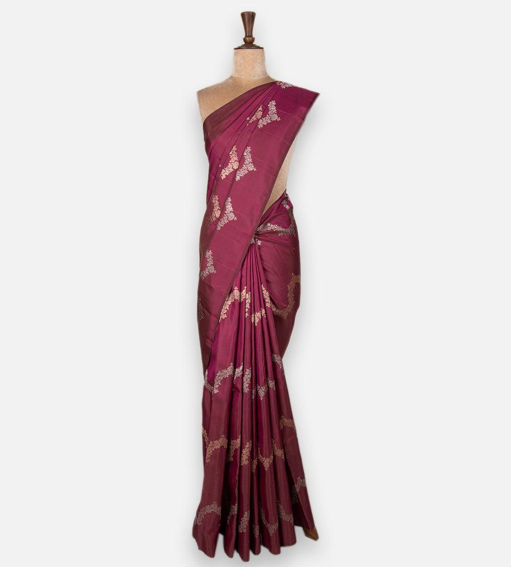 Pink Kanchipuram Silk Saree