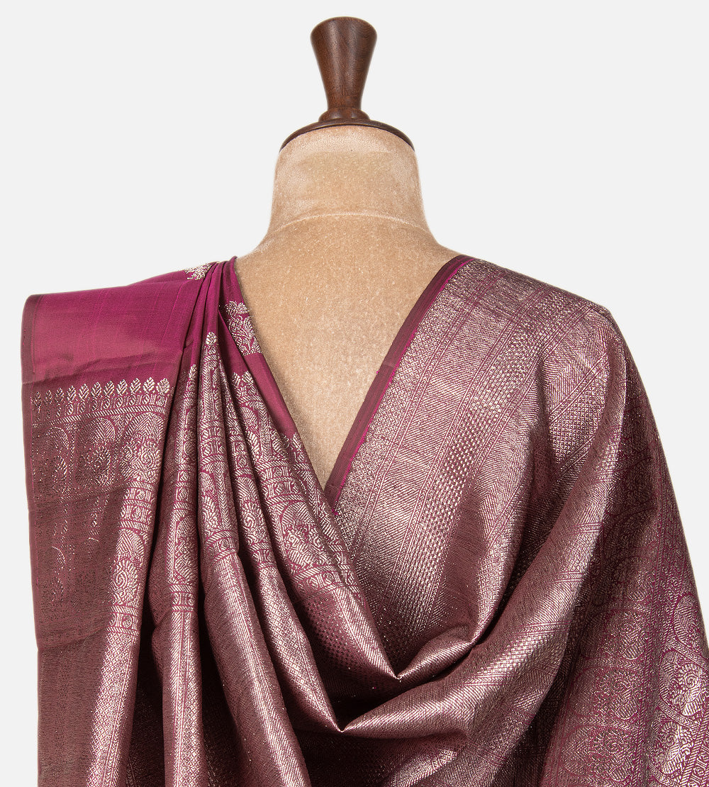 Pink Kanchipuram Silk Saree