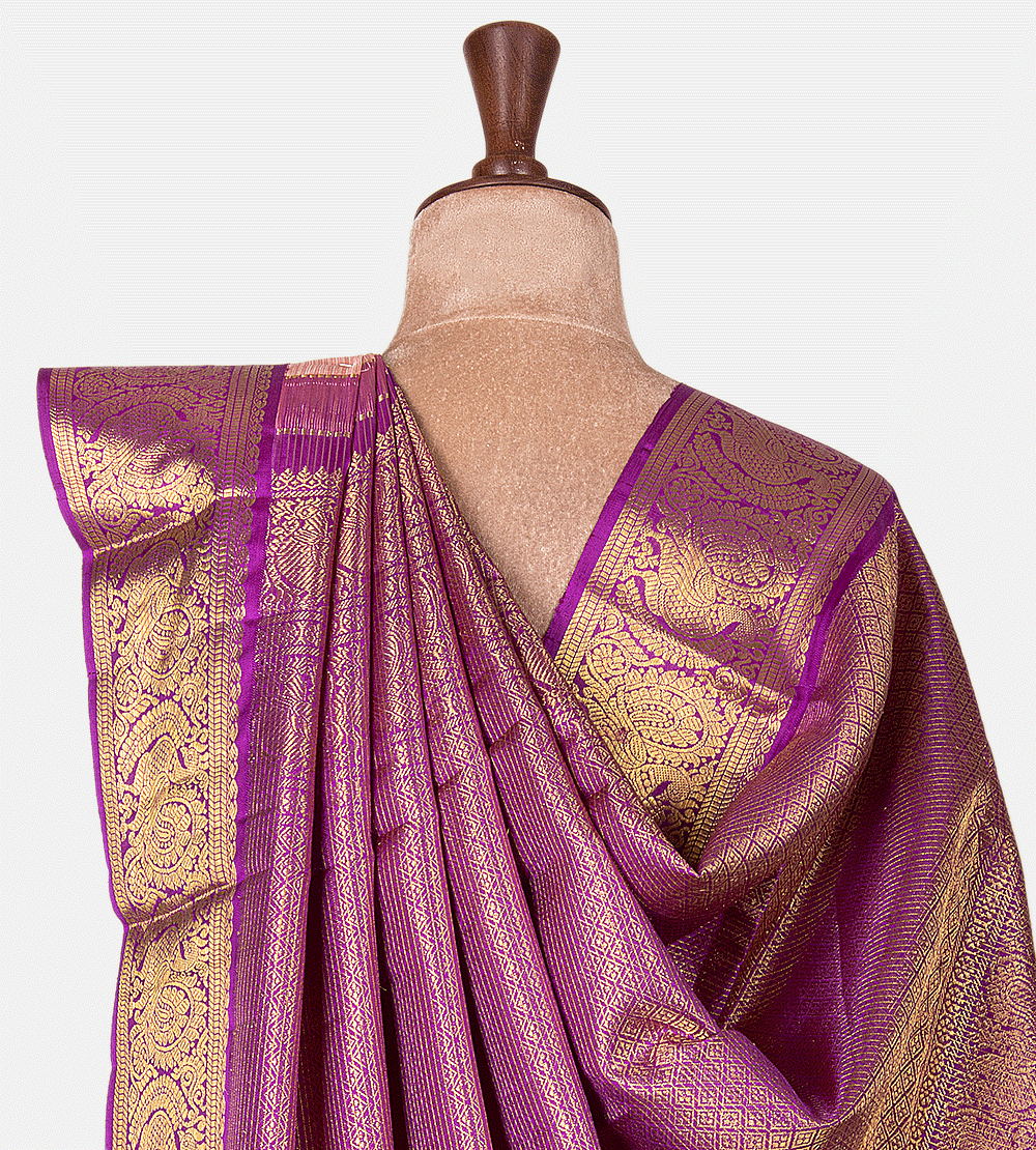 Light Pink Kanchipuram Silk Saree