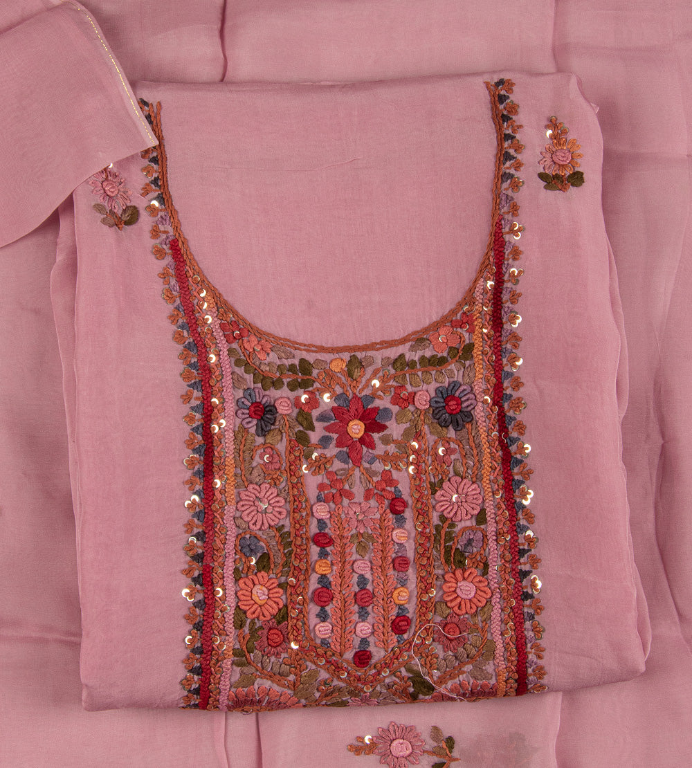 Pink Georgette Salwar