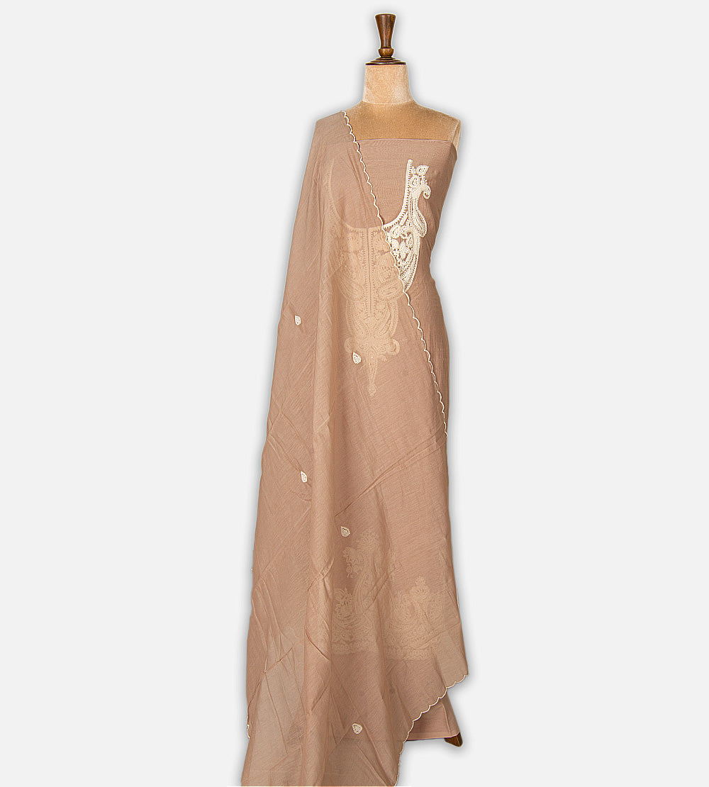 Dusty Runch Brown Mul Cotton Salwar