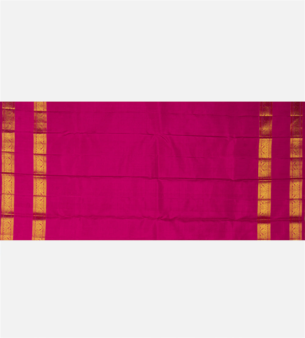Beige Kanchipuram Silk Saree