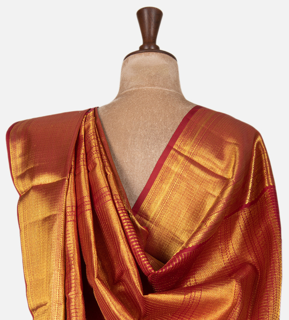 Red Kanchipuram Silk Saree