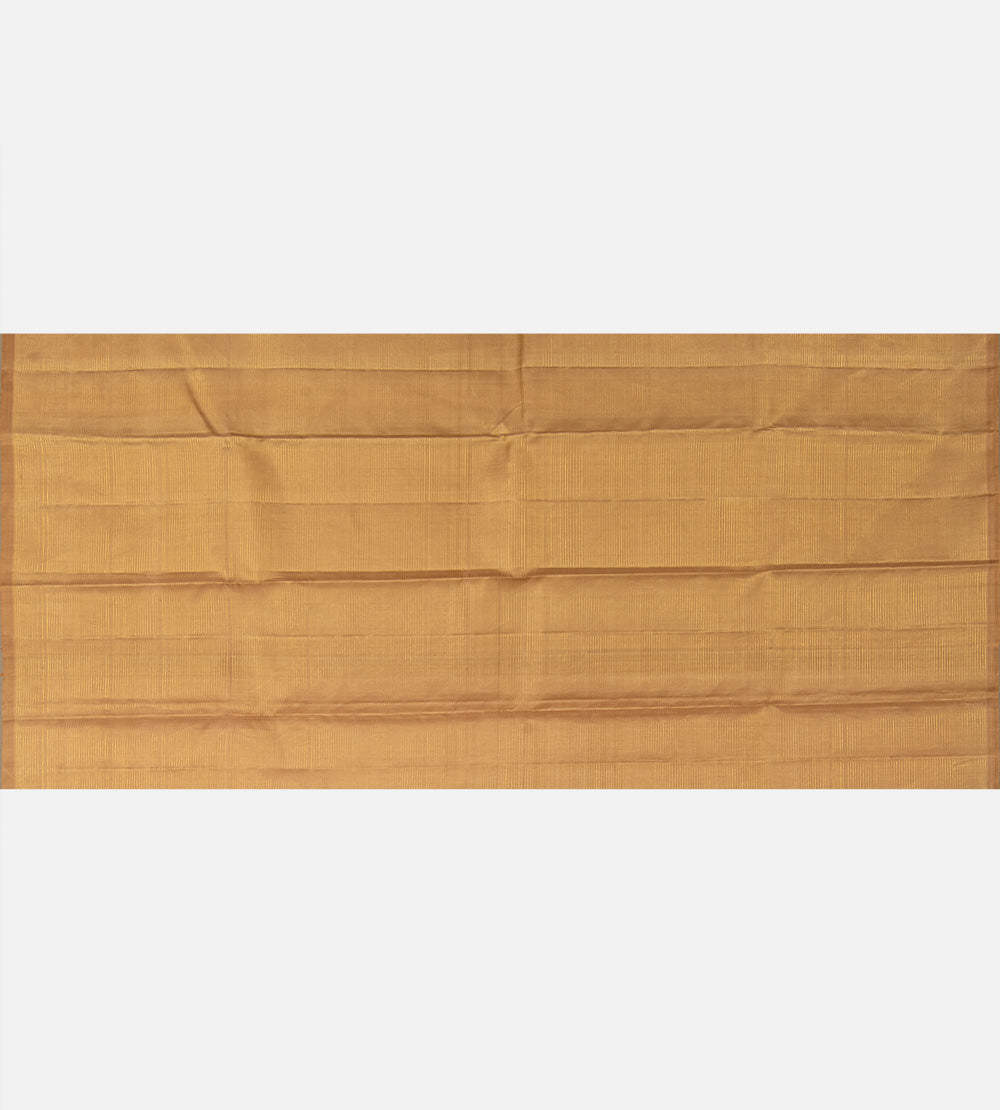 Orangish Pink Kanchipuram Silk Saree
