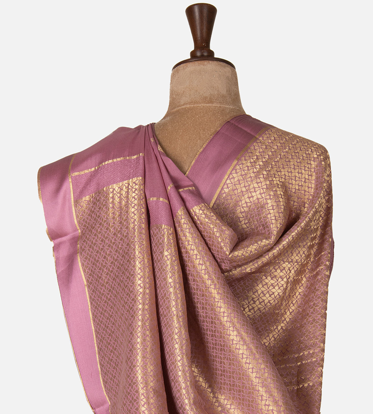 Pink Mysore Silk Saree