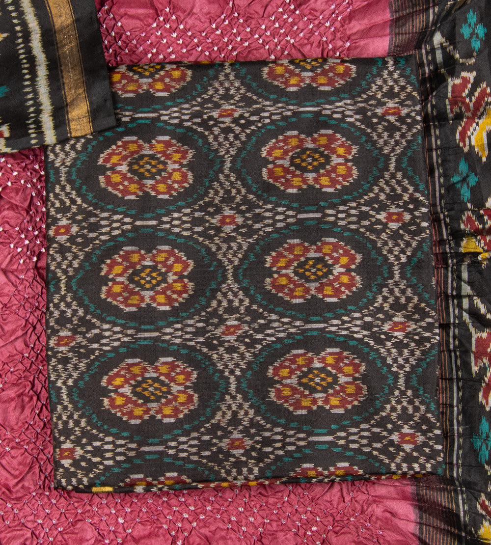 Black Patola Silk Salwar