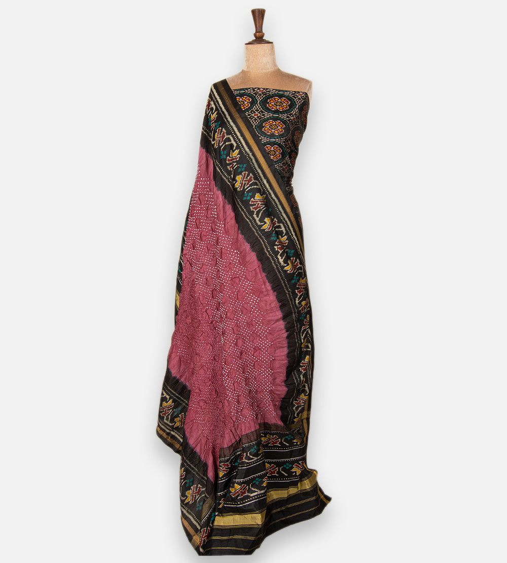 Black Patola Silk Salwar