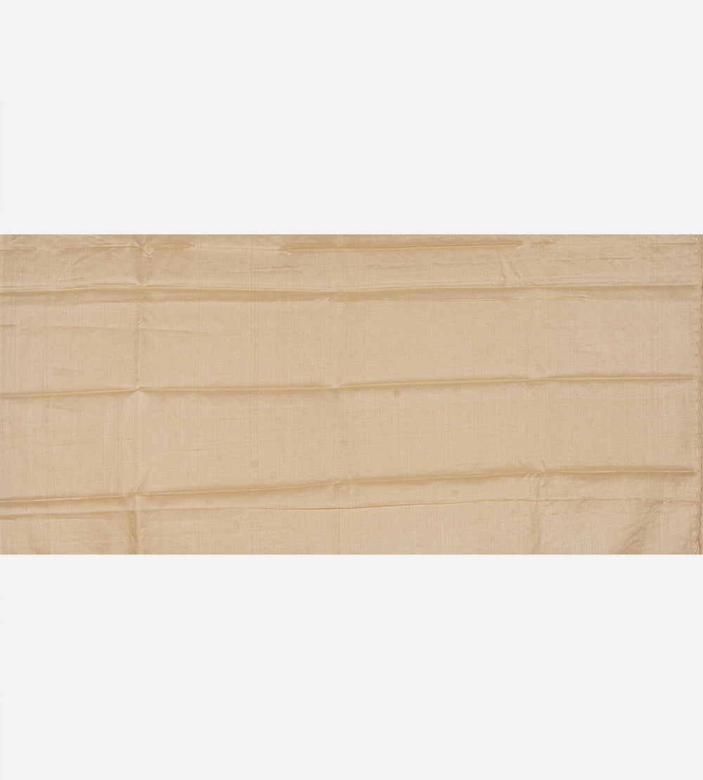 Light Beige Tussar Saree