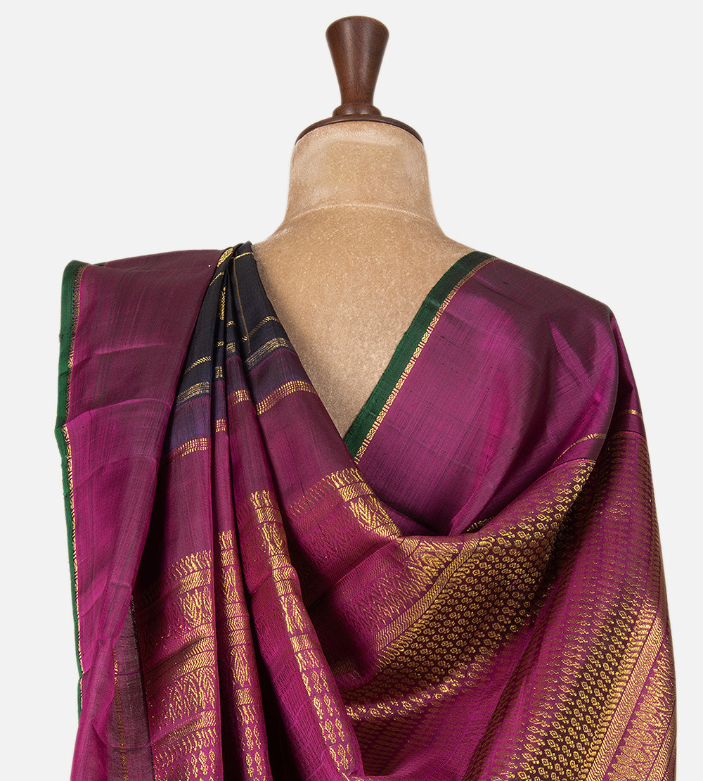 Blue Kanchipuram Silk Saree
