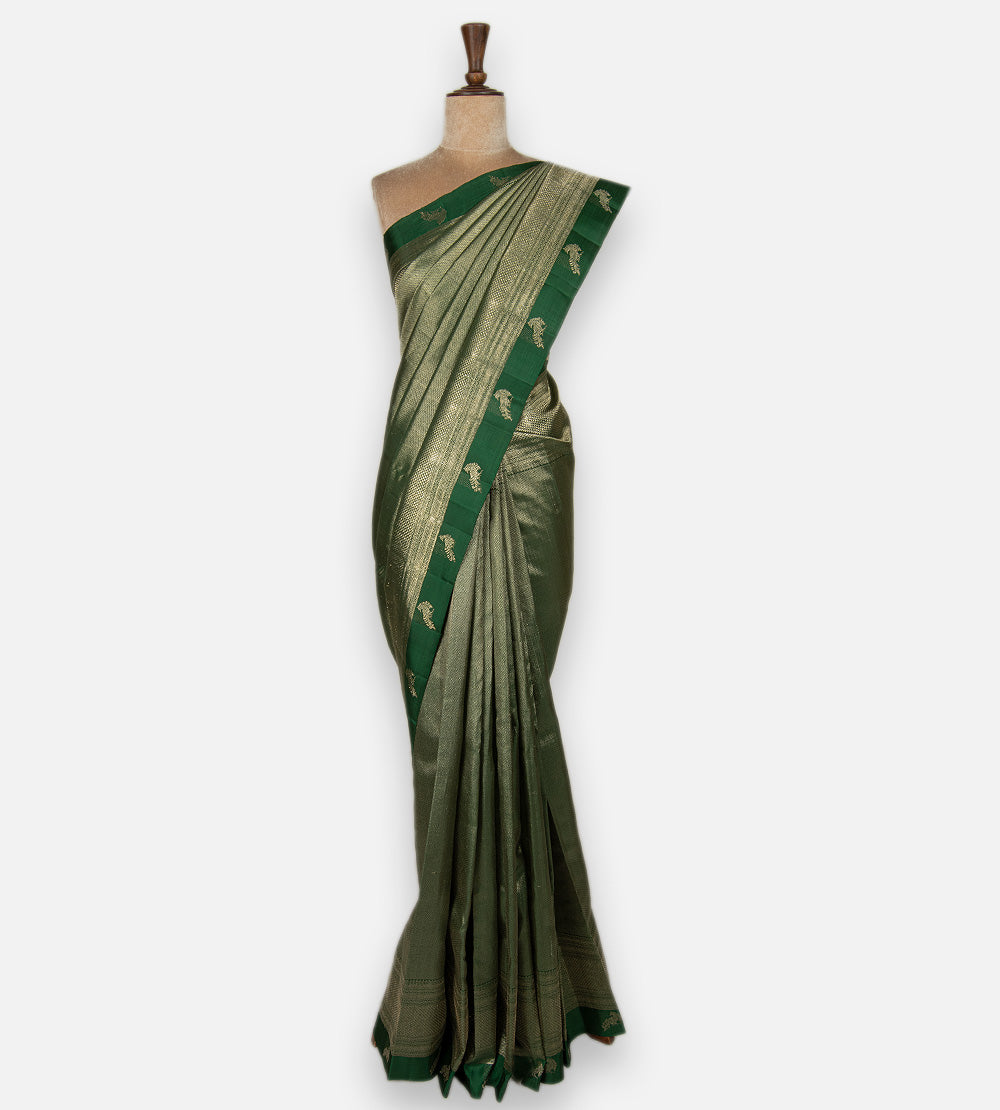 Green Kanchipuram Silk Saree