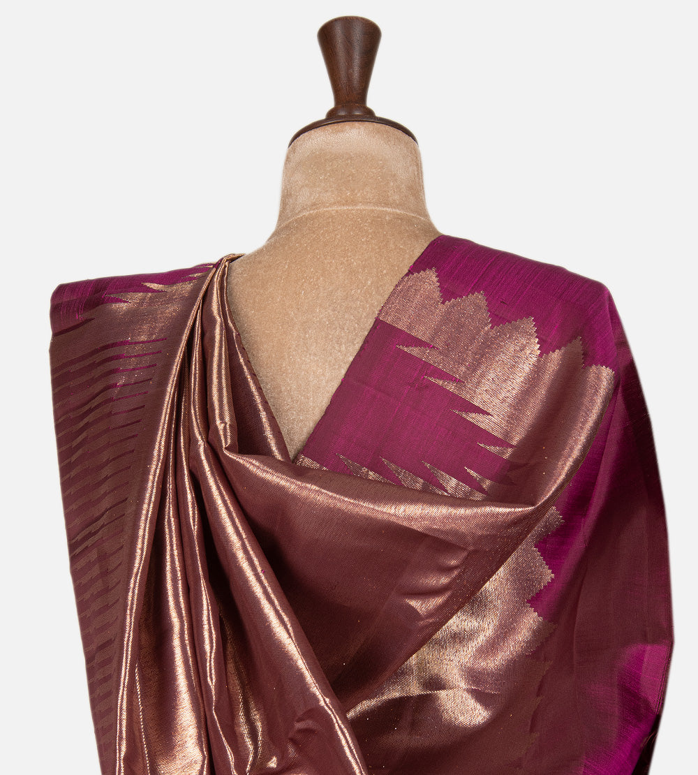 Pink Kanchipuram Silk Saree