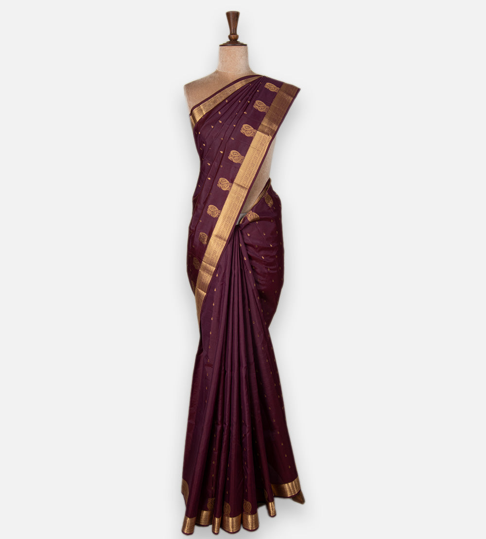 Purple Soft Silk Saree
